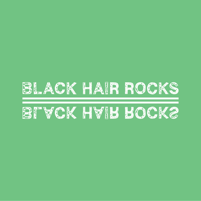 Typography Design for Black Hair