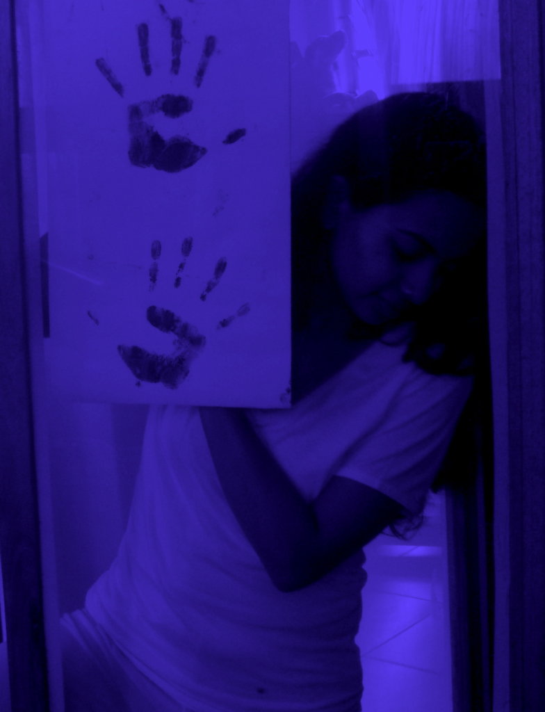 Blue Fire Performance Art