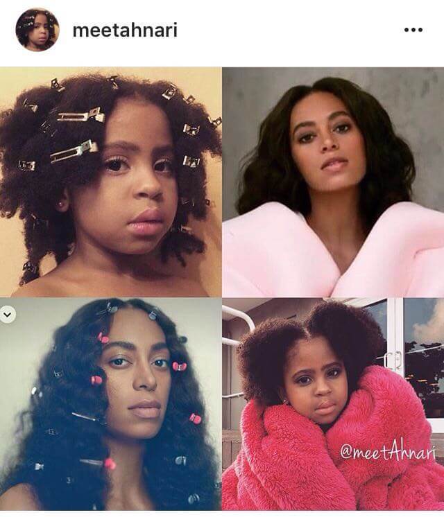 ahnari solange hair