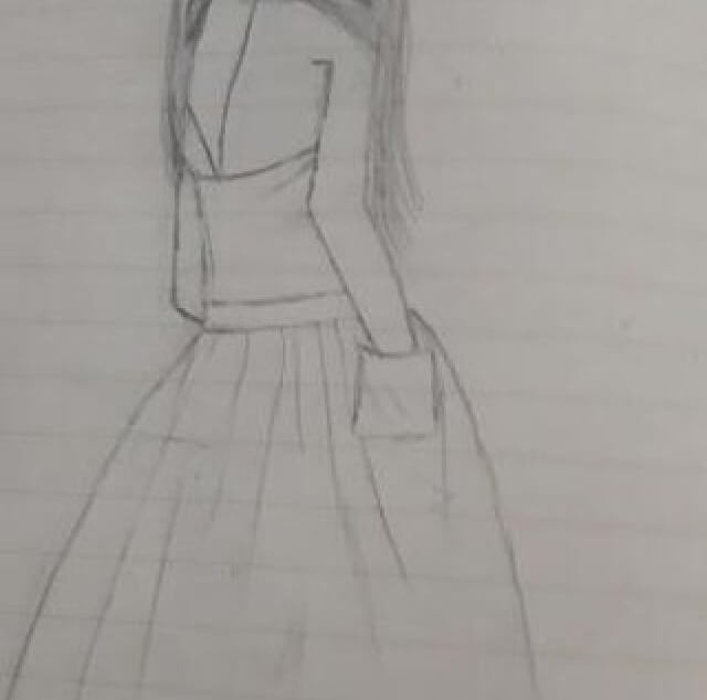 Huda Fatima Sketching