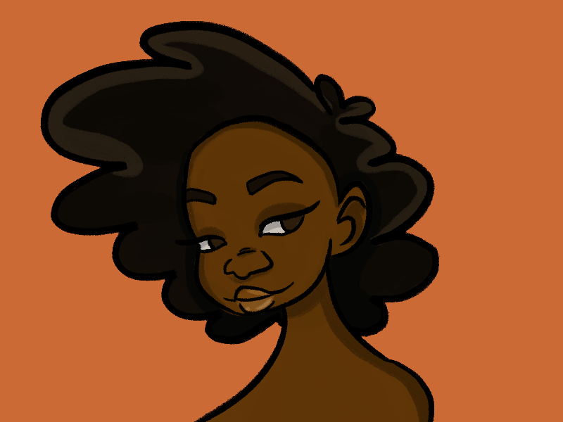 Alicia Robinson hair gif