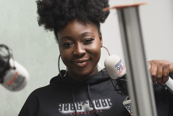 Awazi Angbalaga OAP at Soundcity - Combating Body Shaming in Girls